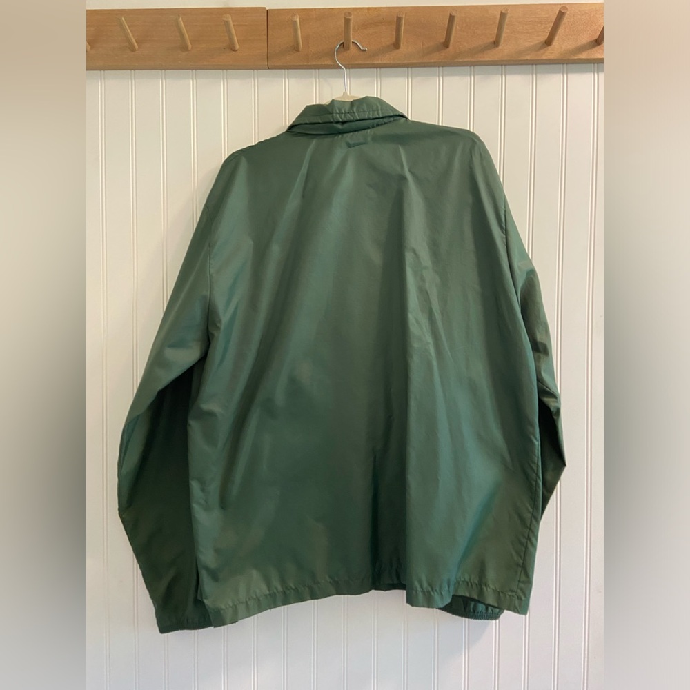 Vintage Birdie Green Coach Jacket Windbreaker Snap George Woods Open Golf XXL - Picture 6 of 10